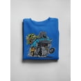 thumbnail image 3 of Rat Fink Big Wheels Sweatshirt Men -T-Line Designs, Male Small, 3 of 4