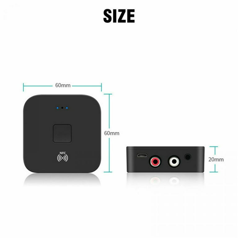 Compre C52 NFC Bluetooth 5.1 Receptor Stereo Aux 3.5 mm RCA Óptico Bluetooth  Audio Adaptador TV Llamada Inalámbrica en China