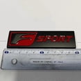 thumbnail image 5 of 3D Metal Black Red Logo F SPORT Emblem FSPORT Nameplate Car Fender Badge Trunk Decal For Lexus F SPORT Stikcer Accessories, 5 of 5