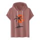 thumbnail image 5 of Camisetas de Manga Corta para Hombre Camiseta Deportiva con Capucha de Moda de Impresión Casual, Ligera para el Uso Diario Del Verano, 5 of 7