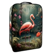 Flamingo Premium Polyester Shoe Rack Organizer with 23x31cm/9x12in Size - Neatly Store and Showcase Your Shoes Effortlessly!