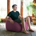 thumbnail image 2 of Jaxx Kiss Bean Bag Chair | Casual Poolside & Patio Seating | Sunbrella, Iris Purple, 2 of 5
