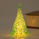 thumbnail image 1 of Decoraciones navideñas, regalo de Nochebuena, luz de vela led, decoración de escritorio, lámpara de noche pequeña de cristal, 1 of 4