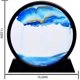thumbnail image 2 of Cuadro De Arte De Arena En Movimiento Paisajes De Arena Con Marco Redondo En Movimiento Océano Azul, 2 of 5