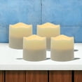 thumbnail image 2 of Set of Four Ivory Flameless Tealight Candle, 2 of 4