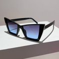 thumbnail image 5 of Unisex Large Frame Cats Eye Sunglasses Anti-UVA and Anti-UVB Protection PC Lens Material Sun Eyewear Outdoor Activities Sunglasses For Women And Men, 5 of 6