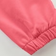 thumbnail image 3 of TEAJOPSUU Toddler Baby Boys Girls Joggers Sweatpants Cotton Kids Running Pants with Drawstring Casual Cozy Athletic Clothes with Elastic Bottoms Fall Fashion Trousers Watermelon Red, 3 of 5
