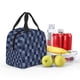 thumbnail image 5 of Easygdp Blue Gingham Buffalo Check Bolsa Térmica Premium - Tela Oxford Impermeable, Gran Capacidad, Bolsillo Frontal, Unisex para Trabajo, Escuela, Actividades al Aire Libre y Picnics, 5 of 8