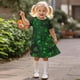 thumbnail image 5 of Niñas Vestido de Día de San Patricio 3-12 Años Niños Niños Verano Casual Cuello Redondo Manga Corta, 5 of 9