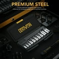 thumbnail image 2 of LEXIVON Xzn Triple Square Spline Bit Socket Set, Premium S2 Alloy Steel , 10-Piece European Style M4 - M18 Set , Enhanced Storage Case (Lx-145), 2 of 7