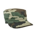 thumbnail image 2 of Rothco Fatigue Cap, Woodland Camo, Medium, 2 of 2