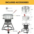 thumbnail image 6 of FIRE RIOT Outdoor Fryer Kit 10 Qt Pot with Adjustable Regulator, 6.7 Qt Basket, Steel Frame, 6 of 7
