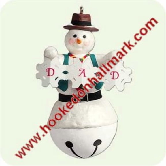 Hallmark Keepsake Dad Snowman Ornament 2005