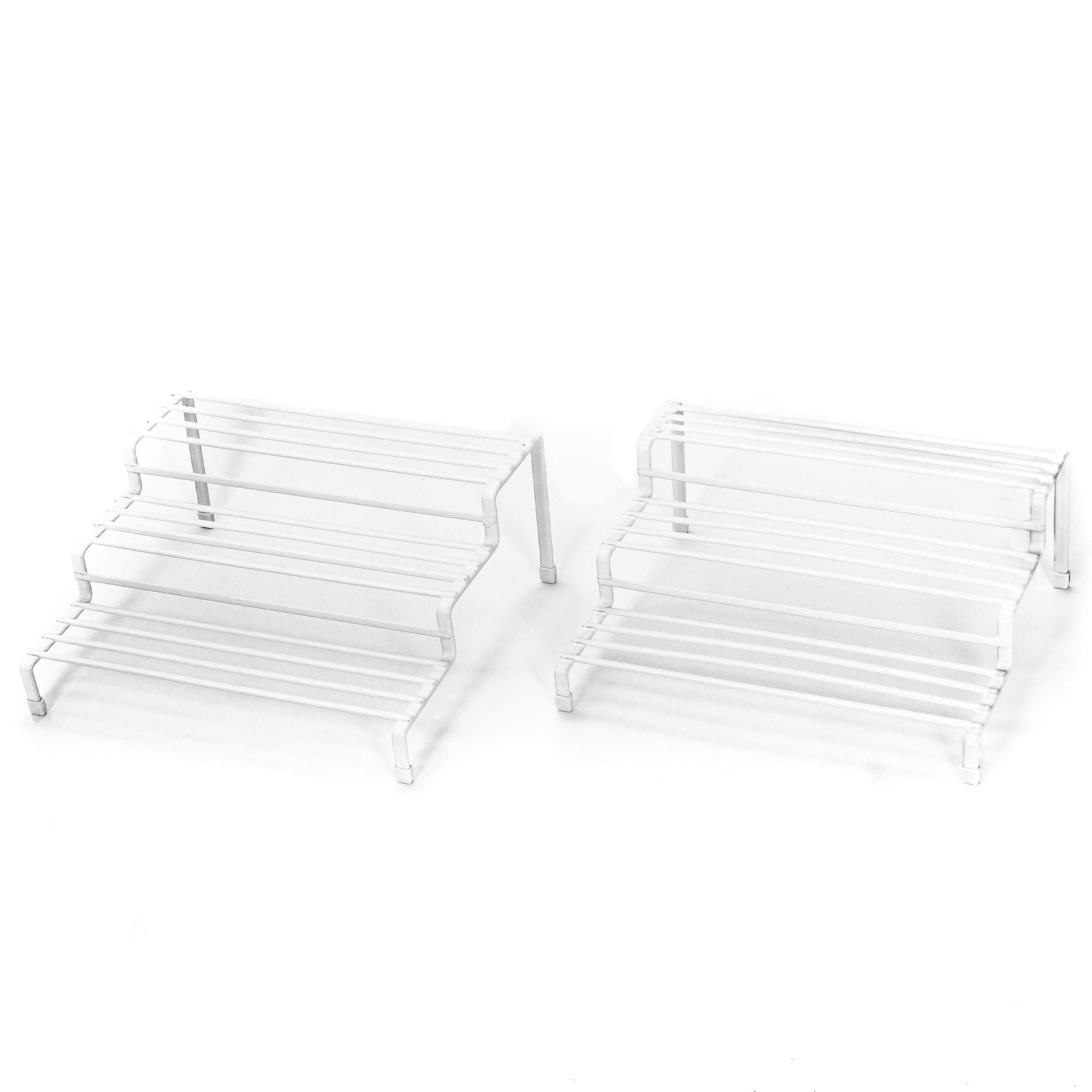 Mainstays Expandable Metal Kitchen Pantry Organization Wire Spice Rack, White