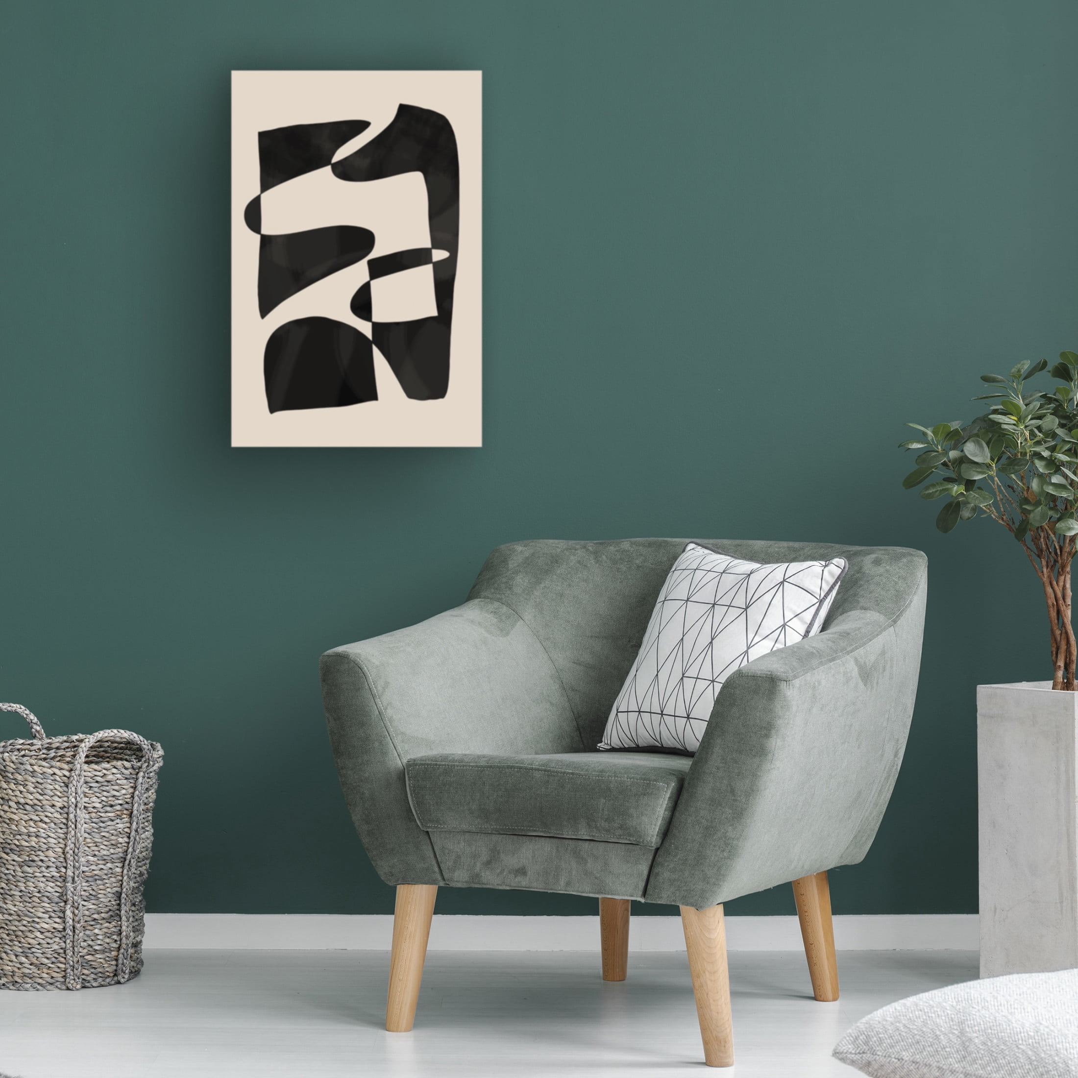 Trademark Fine Art Melloi Art Prints Abstract 4 Canvas Wall Art