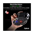 thumbnail image 4 of Rechargeable LED Backlit Mute Ergonomic Gaming Wireless Mouse with USB Receiver - Black, 4 of 5