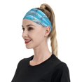 thumbnail image 6 of Yiaed Dolphin Print Sports Headbands,Moisture Wicking Workout Headband, Sweatband Headbands for Running,Cycling for Women and Men, 6 of 8