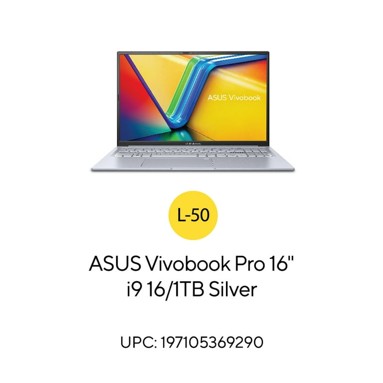 ASUS Vivobook Pro 16 inch WUXGA Windows Laptop Intel Core i9