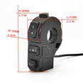 thumbnail image 2 of Electric Bike 36V-72V Headlight Taillight And Turn Signals E-Bike Light Kits 9 Pin, 2 of 7