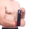 thumbnail image 4 of Athletic Adjustable Compression Wrist Wrap and Support Band Sports Gym Elastic Stretchy Wrist Joint Brace for Men and Women One Size Fits Either Hand Single, 4 of 5