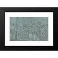 thumbnail image 2 of Benjamin West 24x17 Black Modern Framed Museum Art Print Titled - A Christening in Chevening Church, Kent, 2 of 5