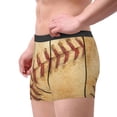 thumbnail image 3 of Wukai Vintage Baseball Print Men’s Underwear Breathable Boxer Briefs,&nbsp;Moisture Wicking & Breathable-, 3 of 7