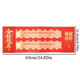 thumbnail image 3 of Oversized Red Envelope, 8.6 x 24.8 in, Sturdy Paper, Perfect for Weddings, Spring Festival & Celebrations, 3 of 7