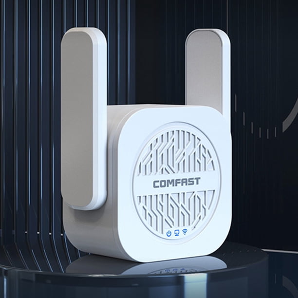 Repetidor De Wifi Repetidor COMFAST WiFi Extensor de Largo Alcance con 2 Antenas Externas WiFi Inalámbrico