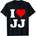 thumbnail image 1 of Camiseta de Mujer Corazón Rojo con "I Love JJ", 1 of 7