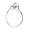 thumbnail image 2 of Diamond Halo Ring in 14K White Gold (0.40 Carat) - IGI Certified (Ring Size 6) (I1-I2 Clarity), 2 of 5