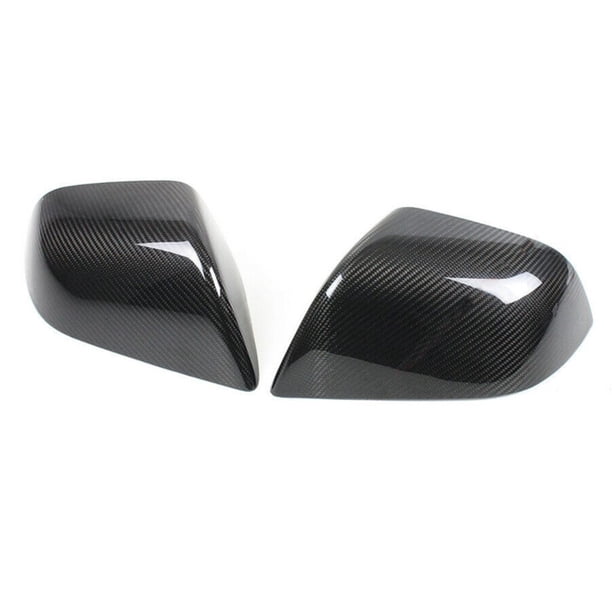 Speravity Pegatinas de cubierta de espejo retrovisor para puerta de coche, 2 uds., para Tesla Model 3, tapas retrovisores de fibra de carbono, accesorios Vehículos, repuestos y accesorios Mis Speravity VI000701-00