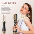 thumbnail image 2 of 6 in 1 Blow Dryer Brush Hair Dryer Brush Air Curler Air Styler Wrap,Curly Twist Hot Curling Iron,Blow Dryer Hot Brush Styler Negative Ion Brush, Travel Hair Styling Tool, 2 of 8