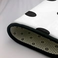 thumbnail image 5 of Area Rugs For Living Room Decor - black polka dots white Soft Anti Slip Throw Washable Rugs 5x7 For Bedroom, Indoor Carpet For Bedroom Living Room 80x58In, 5 of 7