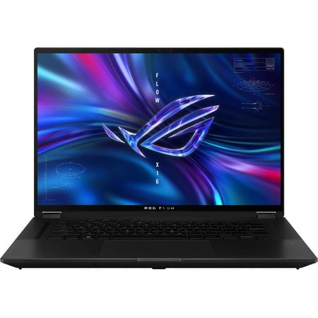 ASUS - ROG 16" Touchscreen Gaming Laptop - AMD Ryzen 9 - 16GB DDR5 Memory - NVIDIA GeForce RTX 3060 V6G Graphics - 1TB SSD - Off black Tablet