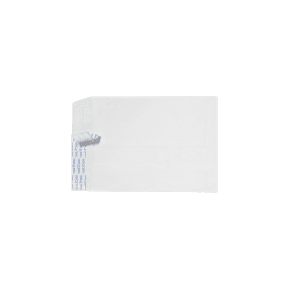 LUXPaper 10 x 13 Open End Envelopes w/Peel & Press, White, 50/Pack