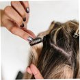 thumbnail image 4 of LOLIPPYY 1Set Hair Extensions Clip Set Black U Shape Snap Clips for Wig Weaving and Styling Secure Hold, 4 of 8