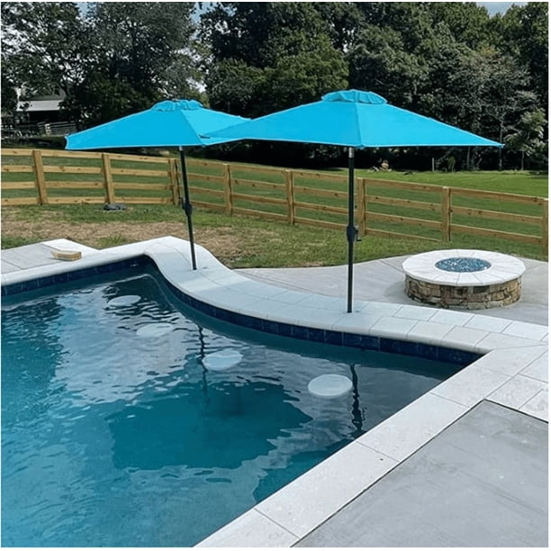 blue outdoor patio umbrella replacement canvas LZXNFZY 6.6ft/7.5ft/9ft/10ft Cover, 6 Ribs 8 Ribs Market Table Umbrella Canopy Cover Replacement UV Protective Cloth(Navy Blue,9FT(6-Ribs)) : Patio, Lawn & Garden Teak or Aluminum Formosa Covers 9 ft Market