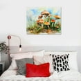 thumbnail image 5 of ONETECH Plant mushroom canvas wall art Interesting mushroom picture Vintage mushroom poster Abstract painting artwork Modern living room Bedroom Bathroom Kitchen decor, 5 of 6