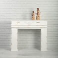 thumbnail image 1 of Rustic White Fireplace Front With Mantle, 1 of 4