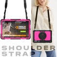 thumbnail image 7 of Case for Samsung Galaxy Tab S10 Ultra 2024/ S9 Ultra/ S8 Ultra 14.6 inch, 360 Rotating Stand Handle Pencil Holder Shoulder Strap Heavy Duty Shockproof Cover, Rose PC, 7 of 7