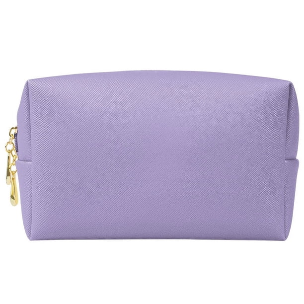 Bolsa de viaje portátil para cosméticos, bolsa de cosméticos pequeña, portátil, para mujer, de PU, impermeable, bolsa de almacenamiento de cosméticos