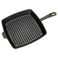 thumbnail image 3 of Staub Cast Iron 12-inch Square Grill Pan - Basil, 3 of 4