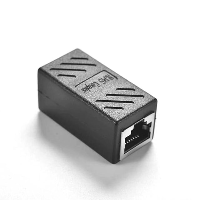 10 Uds conector RJ45 hembra a hembra extensor de Internet de red Jack de 8 núcleos Ehuebsd Para estrenar