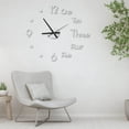 thumbnail image 1 of Xihbxyly Juego de Pegatinas para Reloj de Pared Grande, Reloj de Espejo Acrílico Diy, Metal y Eva, Decoración para El Hogar y La Oficina, Kit de Reparación para Reloj Roto, Diseño Circular, 50 Cm de, 1 of 7