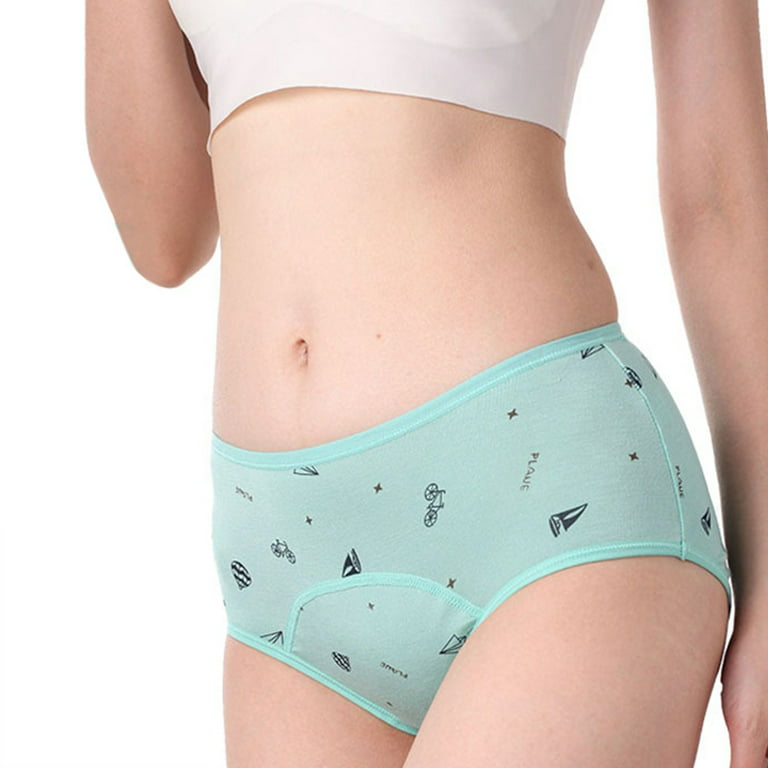 Girls' Low-Rise Physiological Pants Girls' Period Leak-Proof Moldai  Sanitary Cute Underwear Briefs