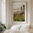 thumbnail image 6 of Floral San Clemente 02 - San Clemente California Photography Beach Coastal Palm Tree Sunset Flowers Vintage Unframed Wall Art Print 11 x 14 inches, 6 of 13