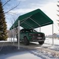 thumbnail image 2 of Clouddwell Carport 10x20 FT Heavy-Duty Portable Carport, Outdoor Car Canopy Shelter with Waterproof Tarp & Wind Resistant Design, Galvanized Steel Frame for Vehicle, RV, Boat, Truck Cover (Green), 2 of 8