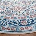thumbnail image 4 of SAFAVIEH Brentwood Gillian Floral Area Rug, Beige/Navy, 6'7" x 6'7" Round, 4 of 12