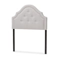 thumbnail image 5 of Rustic Romance Modern Upholstered Headboard, Button Tufted, Nail Head Trim, Wall Mounted, Predrilled Holes, 5 of 6