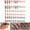 L 3 Sets, variant on Sixdian Flower Press on Nails 24pcs Spring Summer Short Almond Fake Nails French False Nails Full Cover Glossy